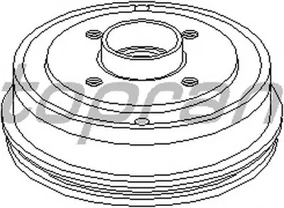 Тормозной барабан TOPRAN купить