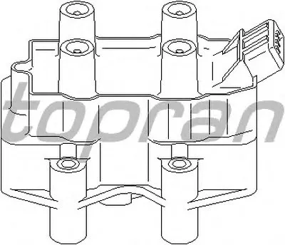 Катушка зажигания TOPRAN купить