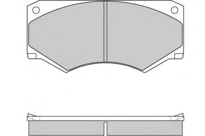 Комплект тормозных колодок, дисковый тормоз E.T.F. купить