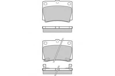 Комплект тормозных колодок, дисковый тормоз E.T.F. купить