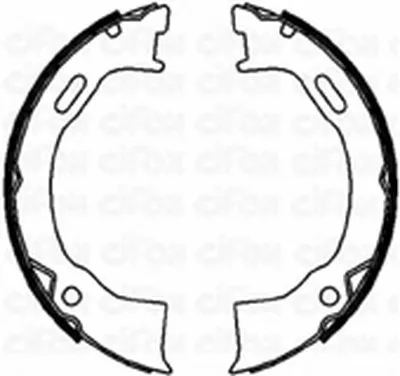 Комплект тормозных колодок, стояночная тормозная система CIFAM купить