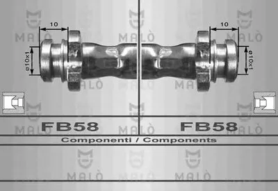 Тормозной шланг MALÒ купить