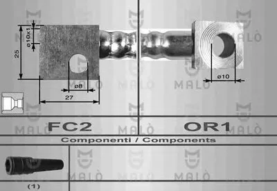 Тормозной шланг MALÒ купить