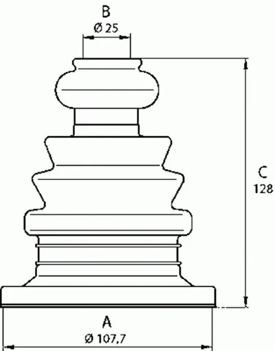 Комплект пылника, приводной вал SPIN OPEN PARTS купить