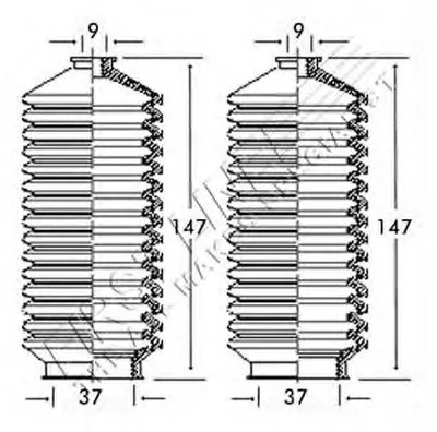Пыльник, рулевое управление FIRST LINE купить