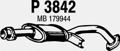 Средний глушитель выхлопных газов FENNO купить