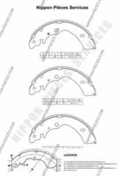 Комплект тормозных колодок NPS купить