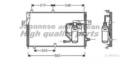 Конденсатор, кондиционер ASHUKI купить