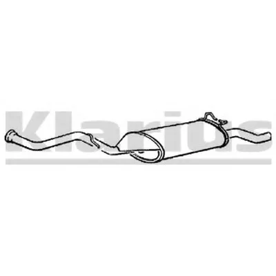 Глушитель выхлопных газов конечный KLARIUS купить