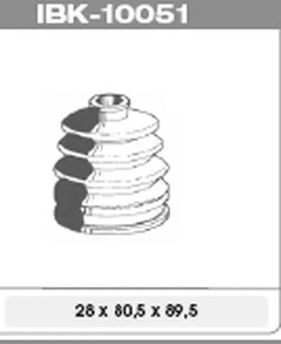 Комплект пылника, приводной вал IPS Parts IPS Parts купить