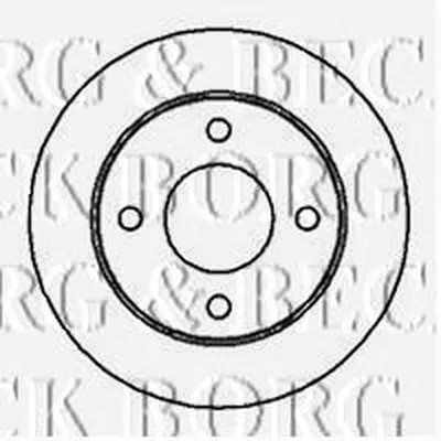 Тормозной диск BORG & BECK купить