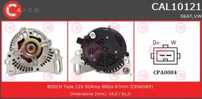 Генератор BRAND NEW SERIES CASCO купить