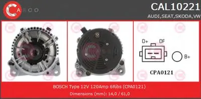 Генератор BRAND NEW SERIES CASCO купить