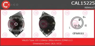 Генератор BRAND NEW SERIES CASCO купить