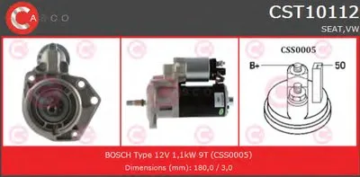 Стартер BRAND NEW SERIES CASCO купить