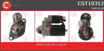 Стартер REMANUFACTURED SERIES CASCO купить