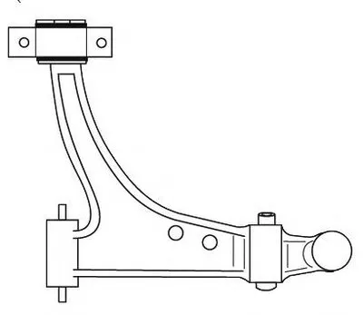 Рычаг независимой подвески колеса, подвеска колеса FRAP купить