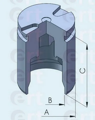 Поршень, корпус скобы тормоза ERT купить