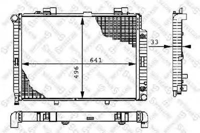 Радиатор, охлаждение двигателя STELLOX купить