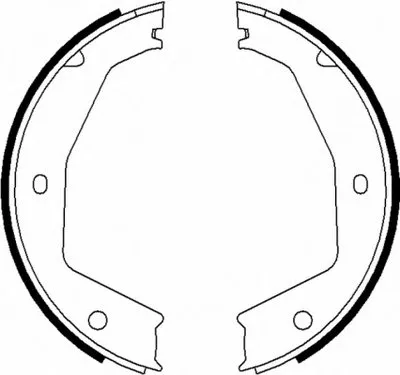 Комплект тормозных колодок, стояночная тормозная система HELLA PAGID купить