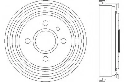 Тормозной барабан HELLA PAGID купить