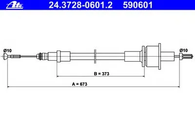 Тросик сцепления ATE купить