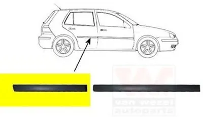 Облицовка / защитная накладка, дверь VAN WEZEL купить