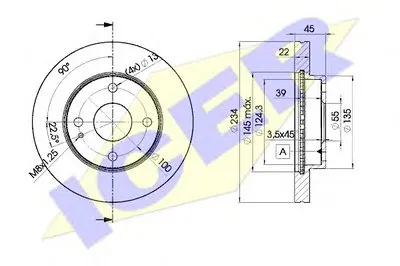 Тормозной диск ICER купить