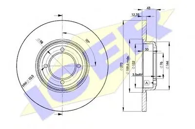Тормозной диск ICER купить