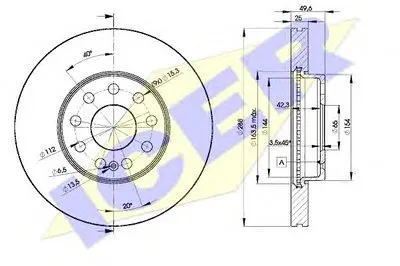 Тормозной диск ICER купить