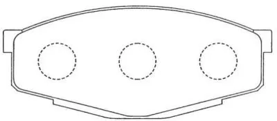 Комплект тормозных колодок, дисковый тормоз AISIN купить