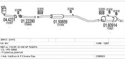 Система выпуска ОГ MTS купить