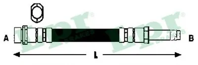 Тормозной шланг LPR купить