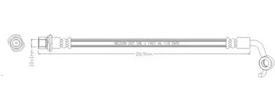 Тормозной шланг REMKAFLEX купить