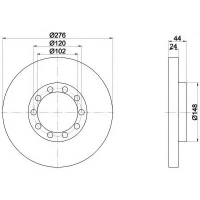 Тормозной диск DON купить
