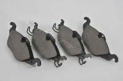 Комплект тормозных колодок, дисковый тормоз AutoMega Premium AUTOMEGA купить