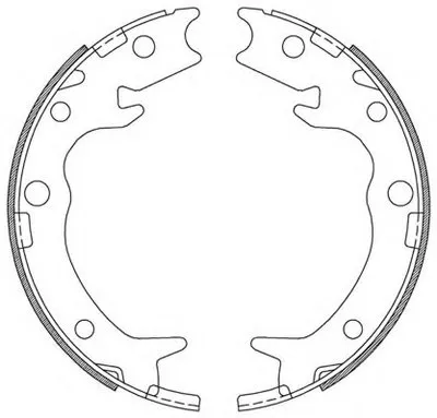 Комплект тормозных колодок ADVANCE OPEN PARTS купить