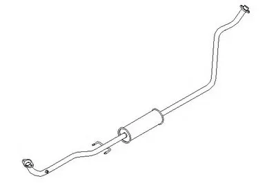 Средний глушитель выхлопных газов KLARIUS купить