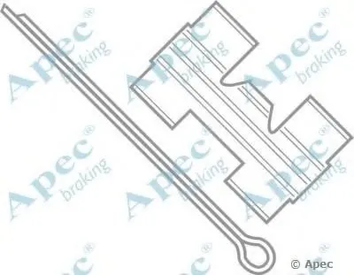 Комплектующие, тормозные колодки APEC braking купить