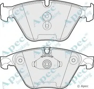 Комплект тормозных колодок, дисковый тормоз APEC braking купить