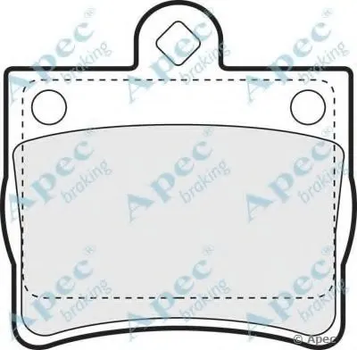 Комплект тормозных колодок, дисковый тормоз APEC braking купить