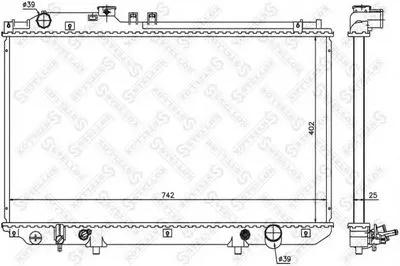 Радиатор, охлаждение двигателя STELLOX купить