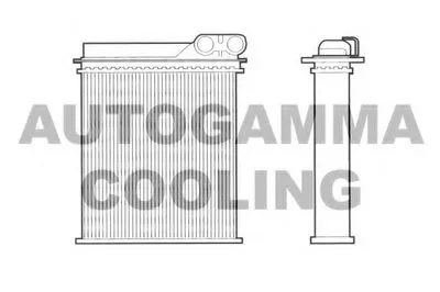 Теплообменник, отопление салона AUTOGAMMA купить