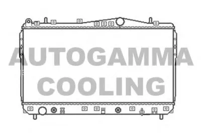 Радиатор, охлаждение двигателя AUTOGAMMA купить