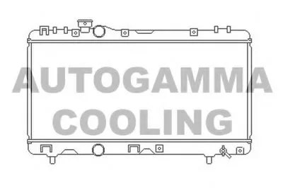 Радиатор, охлаждение двигателя AUTOGAMMA купить