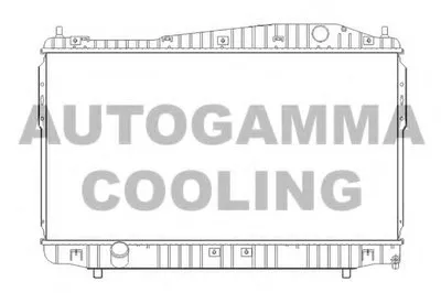Радиатор, охлаждение двигателя AUTOGAMMA купить