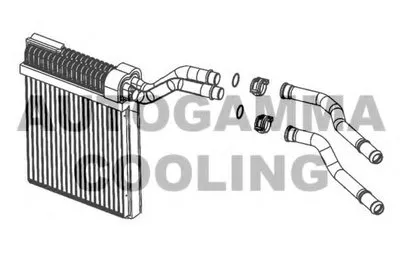Теплообменник, отопление салона AUTOGAMMA купить