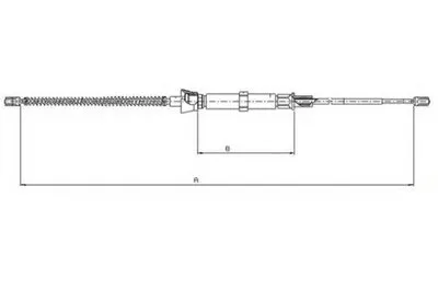 Трос, стояночная тормозная система TEXTAR купить