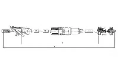 Тросик сцепления TEXTAR купить