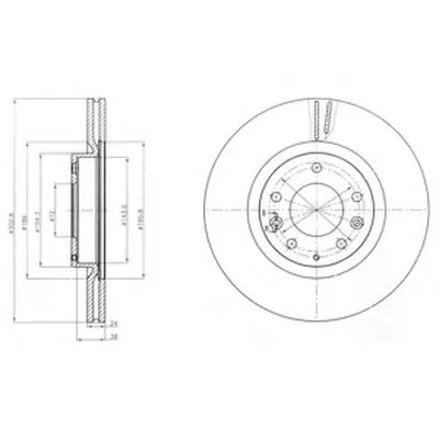 Тормозной диск DELPHI купить